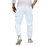 Pantalon Cargo en Tissu Côtelé