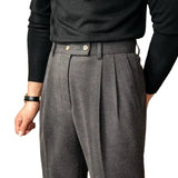 Pantalons Élégants Taille Haute