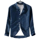 Chemise Décontractée en Coton et Lin