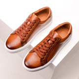 Baskets en Cuir