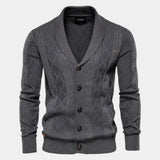 Beeckhoven | Cardigan Homme à Boutons en Coton Premium