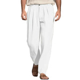 Pantalon Large en Lin