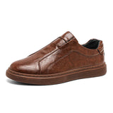 Chaussures en Cuir Classiques Slip-On