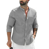 Chemise en lin décontractée