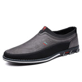 Chaussures en Cuir de Ville Slip-On