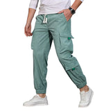 Pantalon Cargo en Tissu Côtelé