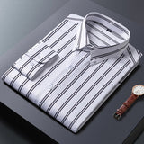 Chemise Masculine Élégante à Rayures