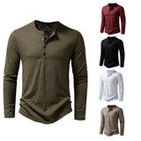 Chemise polo à manches longues en coton