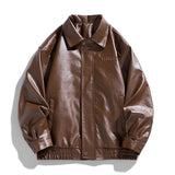 Veste de moto en cuir