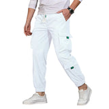 Pantalon Cargo en Tissu Côtelé