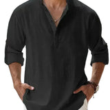 Piotr - Chemise en lin respirante pour homme
