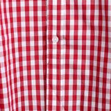 Chemise en Coton d'Été à Manches Courtes pour Hommes, Couleur Unie, avec Poche et Boutons