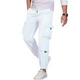 Pantalon Cargo en Tissu Côtelé