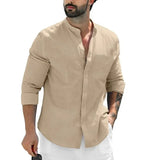 Chemise en lin décontractée