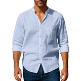 Chemise d'été en coton/lin