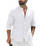 Chemise en lin décontractée