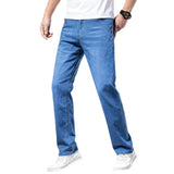 Jeans en Denim Droit Décontractés