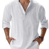 Piotr - Chemise en lin respirante pour homme