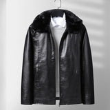 Veste en Cuir Fleece