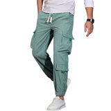 Pantalon Cargo en Tissu Côtelé