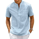 Chemise Élégante en Coton-Lin