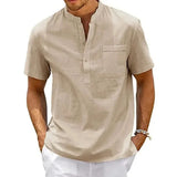 Chemise Élégante en Coton-Lin
