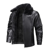 Veste en Cuir Fleece