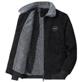 Veste en Velours Côtelé avec Doublure en Fleece