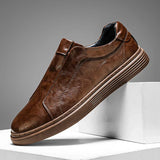 Chaussures en Cuir Classiques Slip-On