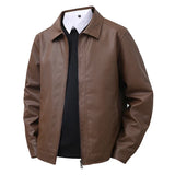 Veste Bomber en Cuir Élégante