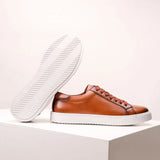 Baskets en Cuir