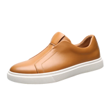Chaussures Décontractées en Cuir Slip-On