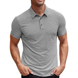 T-shirt Polo Rayé