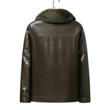 Veste en Cuir Fleece