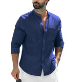 Chemise en lin décontractée
