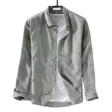 Chemise Décontractée en Coton-Lin