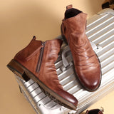 Bottines en Cuir Vega