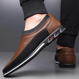 Chaussures en Cuir de Ville Slip-On
