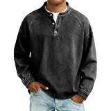 Daniel – Chemise style Henley en coton premium pour Homme