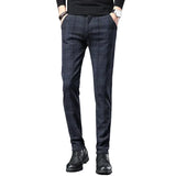 Pantalon à Carreaux Casual