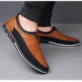 Chaussures en Cuir de Ville Slip-On