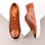 Baskets en Cuir