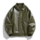 Veste de moto en cuir