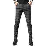 Pantalon à Carreaux Casual