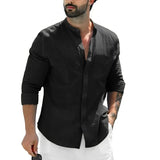 Chemise en lin décontractée