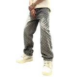 Jeans en denim Jacquard