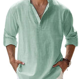 Piotr - Chemise en lin respirante pour homme