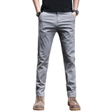 Pantalon en Coton Décontracté