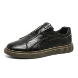 Chaussures en Cuir Classiques Slip-On