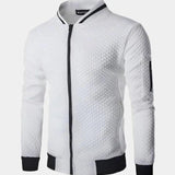 Patrick | Blouson bombers texturé bleu marine